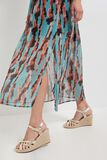 Robe longue imprimée femme