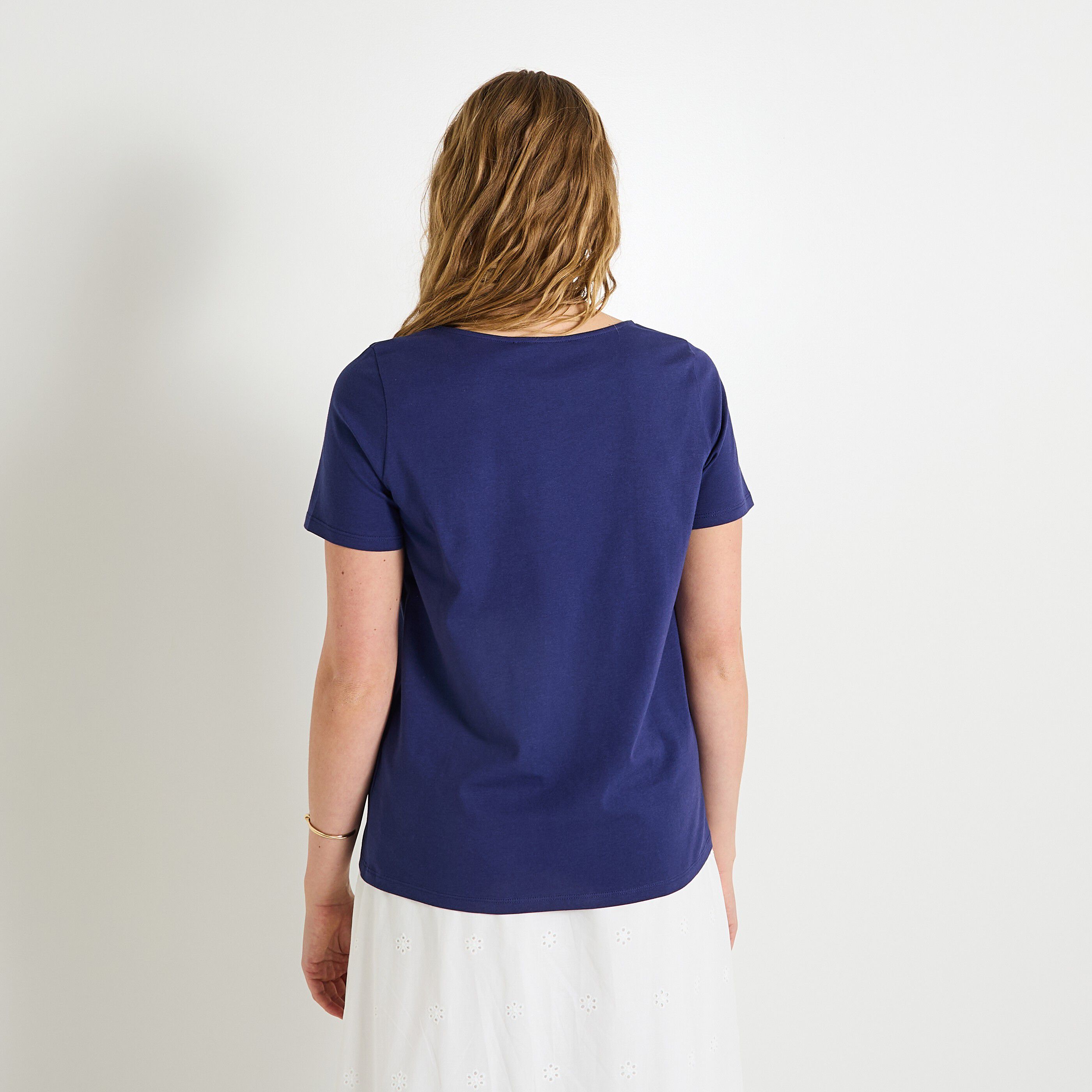 T-shirt col rond femme