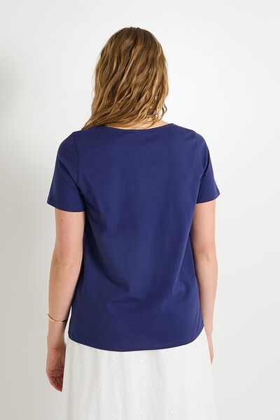 T-shirt col rond femme