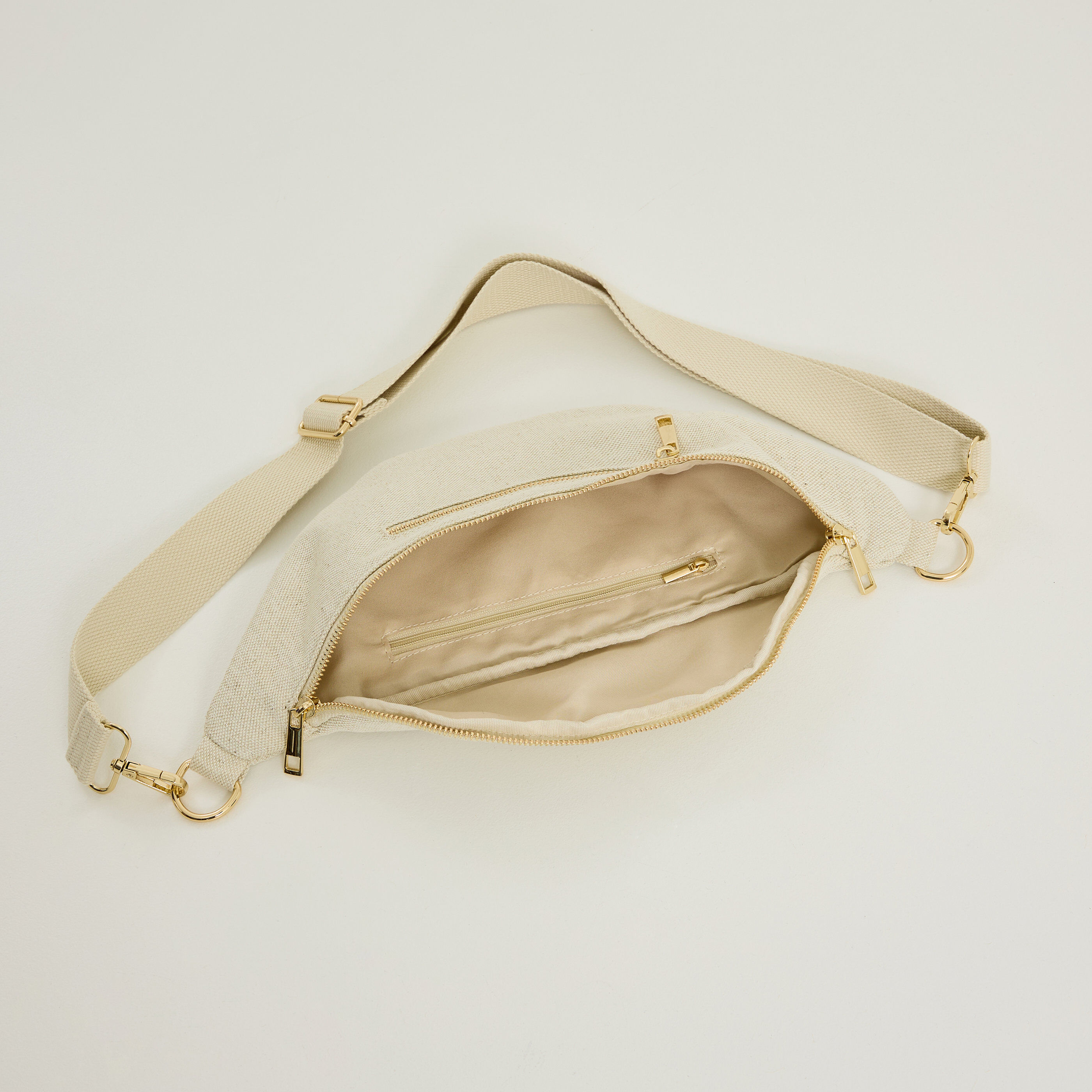 Sac banane uni brillant femme