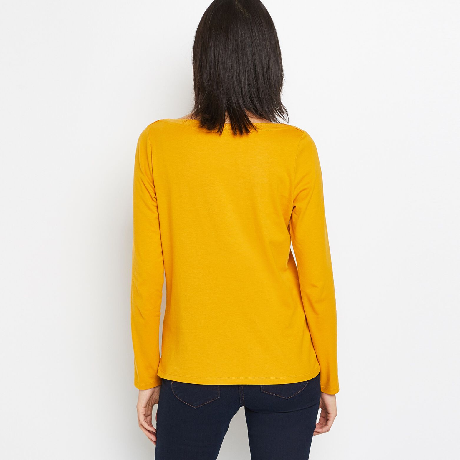T-shirt col bateau femme