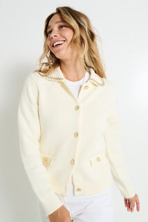 Gilet boutonné femme