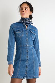 Robe en denim femme