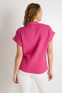 Chemise en gaze de coton femme