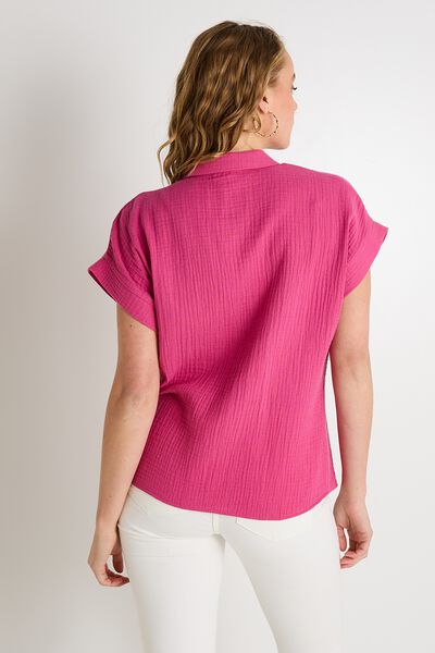 Chemise en gaze de coton femme