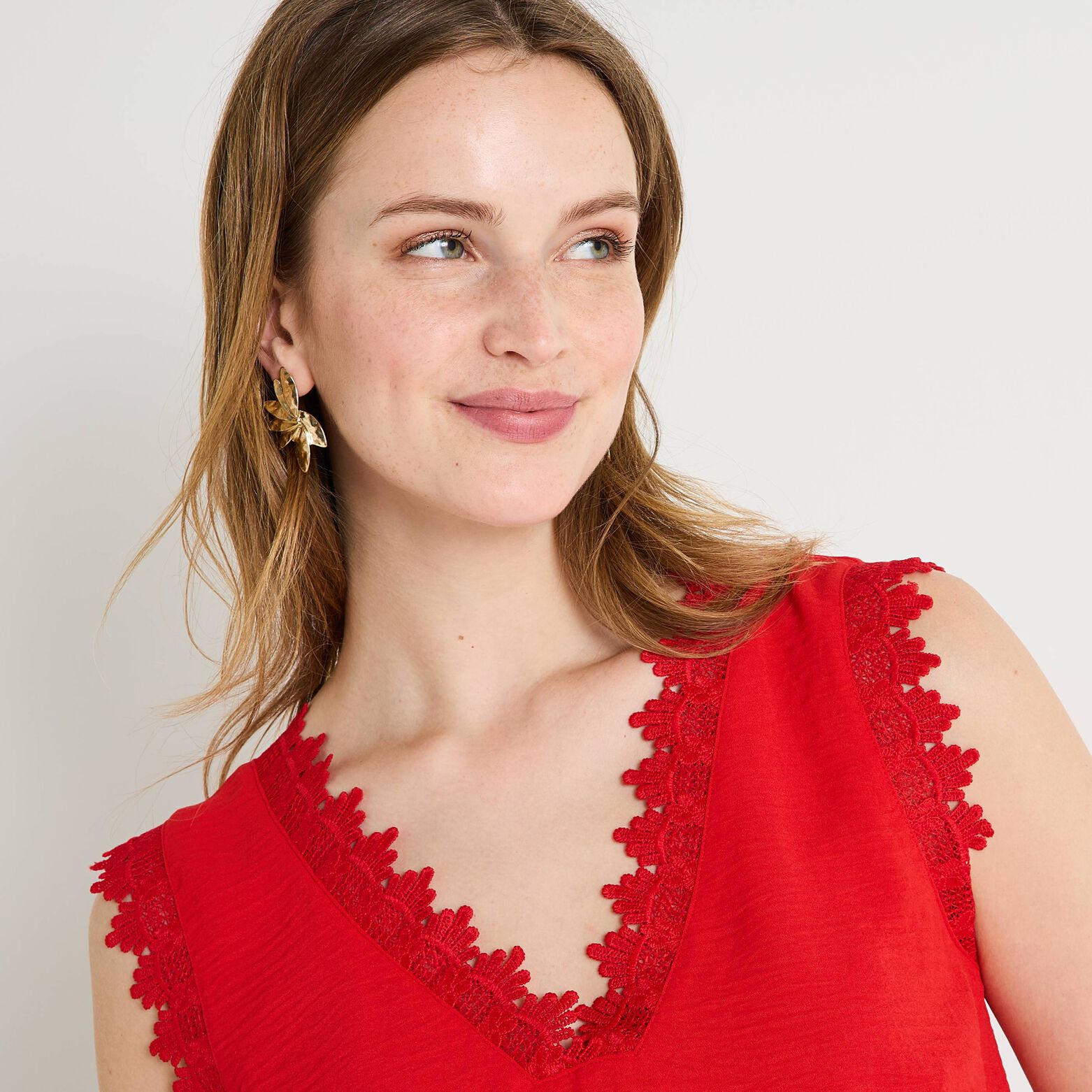 Blouse sans manches femme
