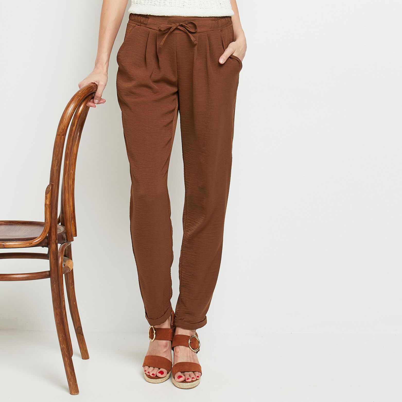 Pantalon fluide femme 