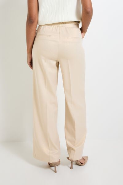 Pantalon large pailleté femme