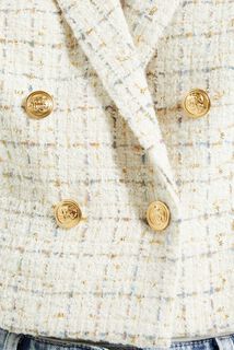 Veste blazer tweed femme