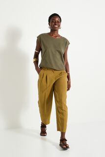 T-shirt col rond femme