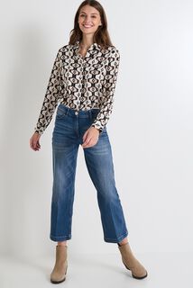 Chemise imprimée femme