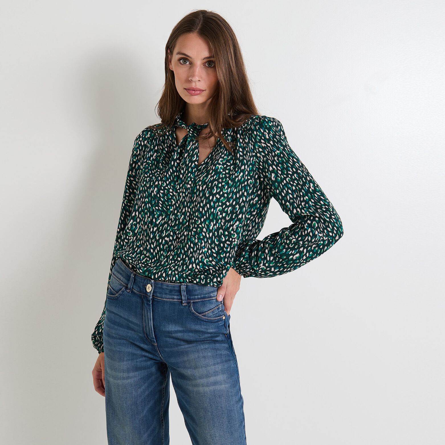 Blouse imprimée femme