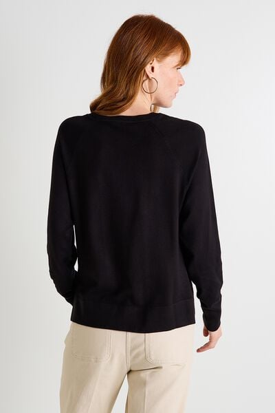 Pull col rond femme