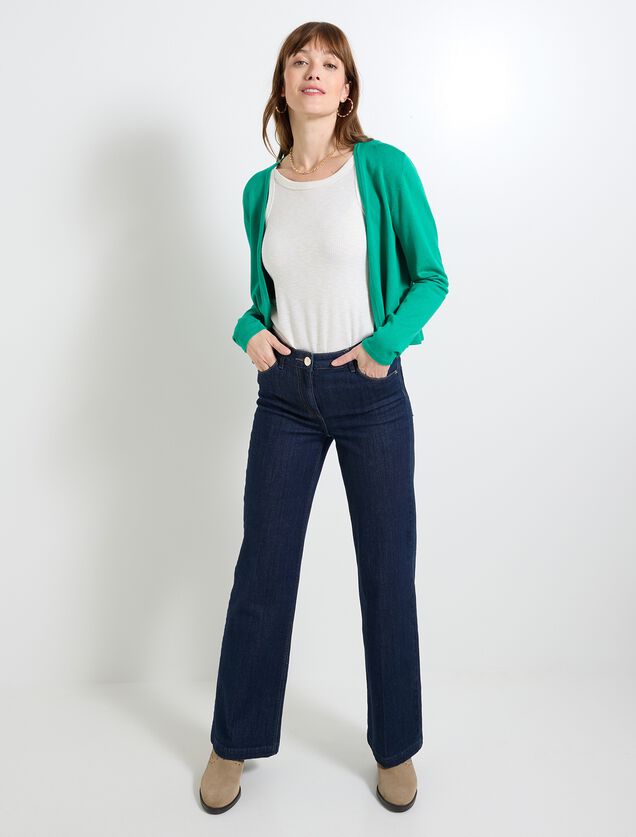 Gilet col V femme