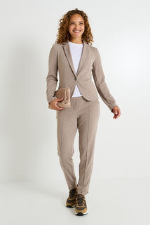 Blazer en maille à capuche femme