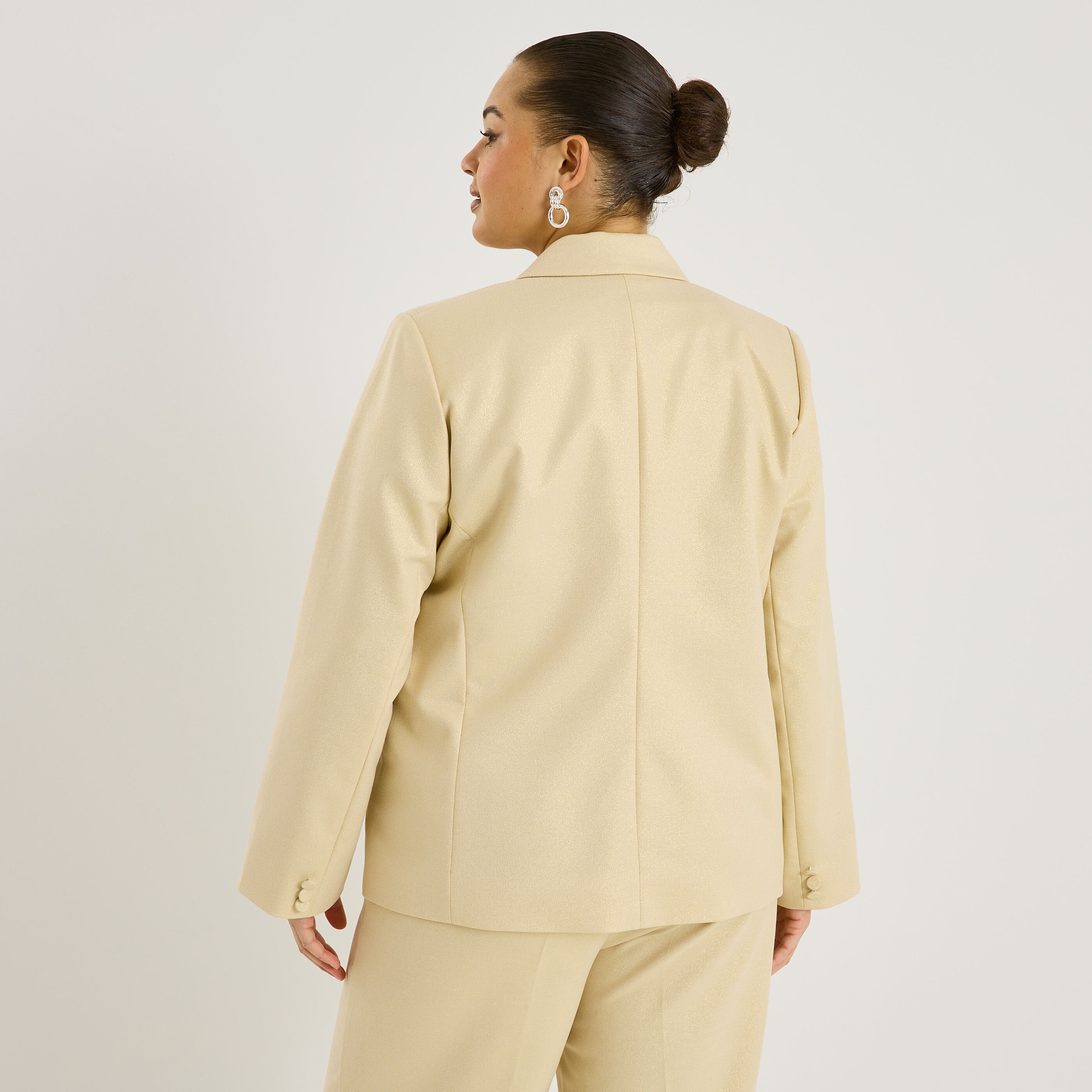 Veste blazer doubl&eacute; femme
