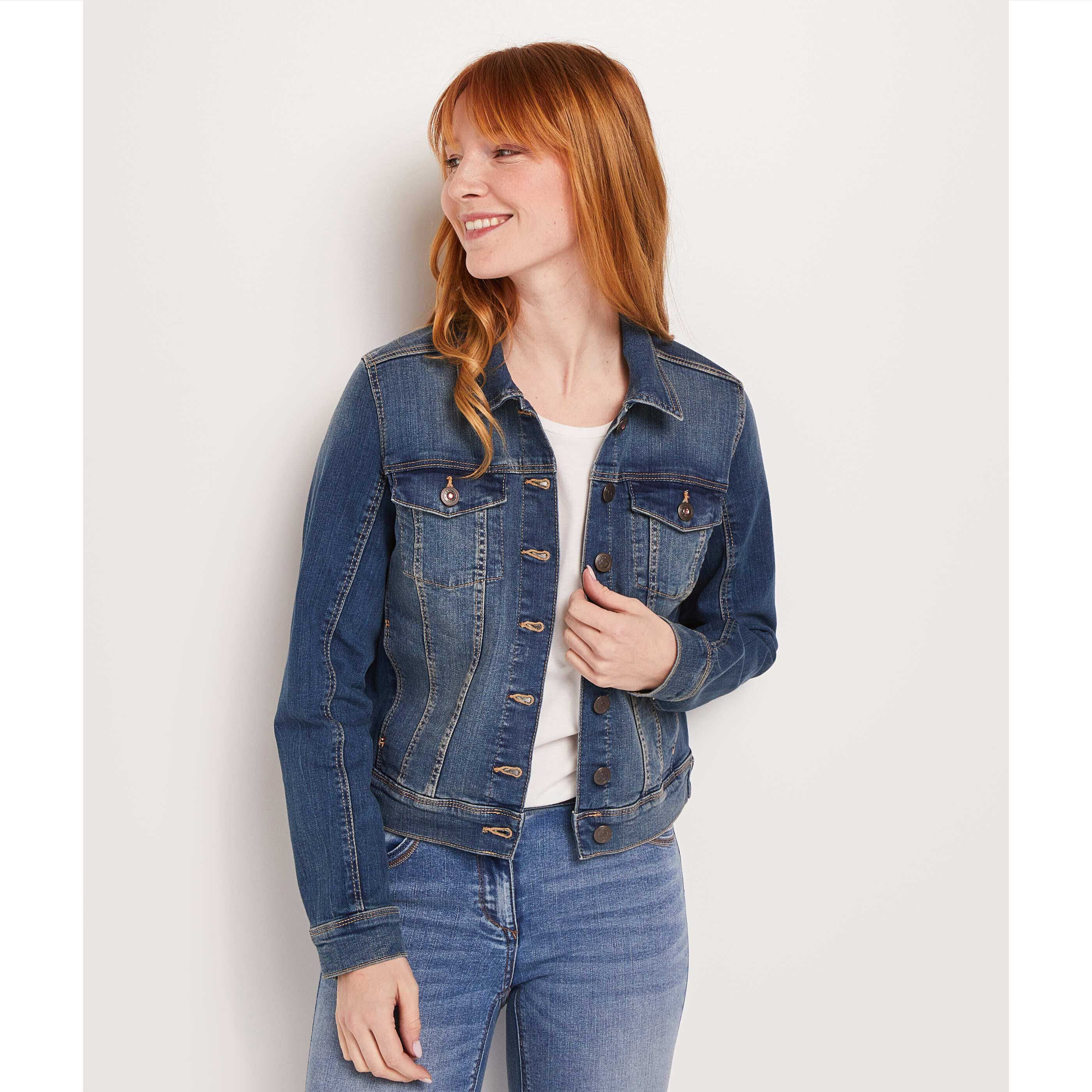 Veste en jean shop femme grain de malice