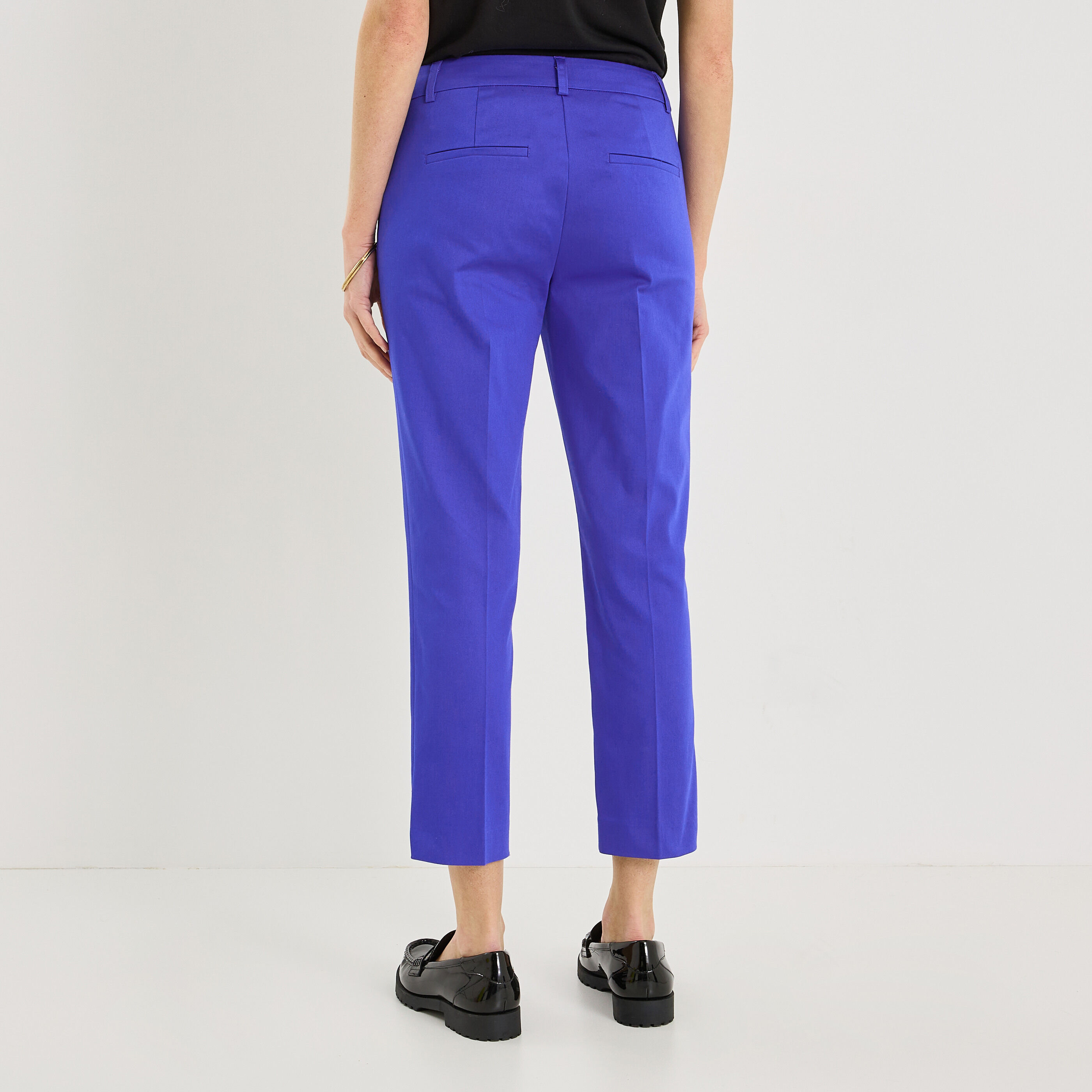 Pantalon cigarette raccourci femme