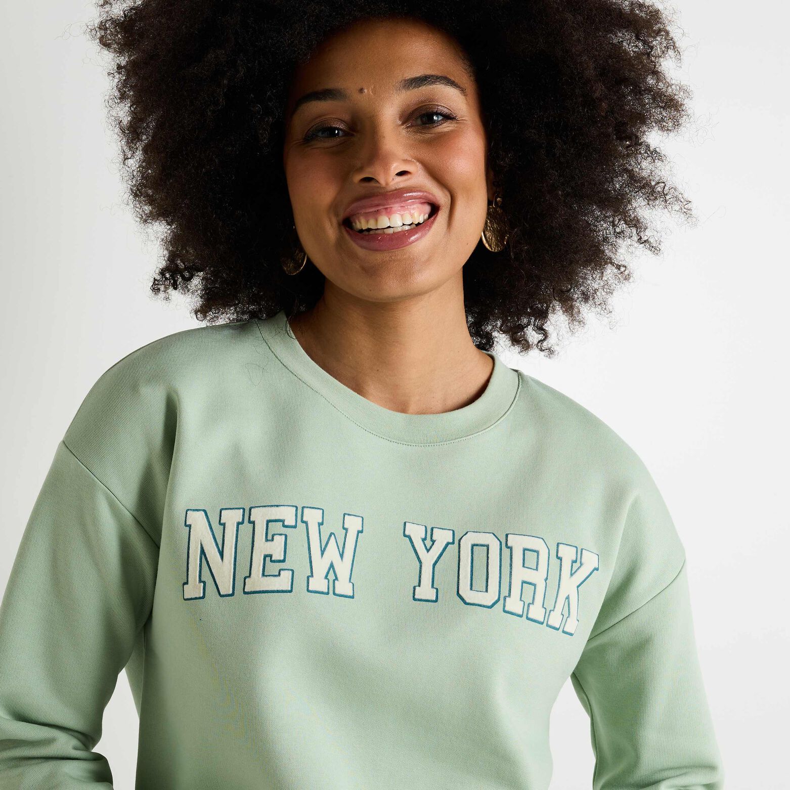 Sweat col rond femme