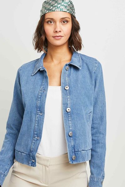 Veste en jean femme