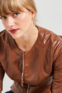 Blouson en simili femme