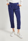 pantalon velours côtelé femme