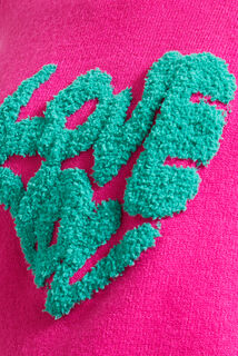 Pull love femme