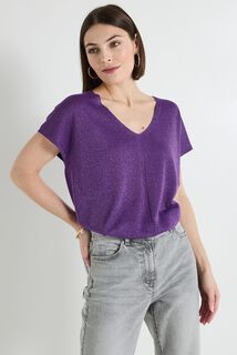 Pull manches courtes femme
