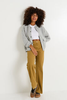 Bomber en maille matelassée femme
