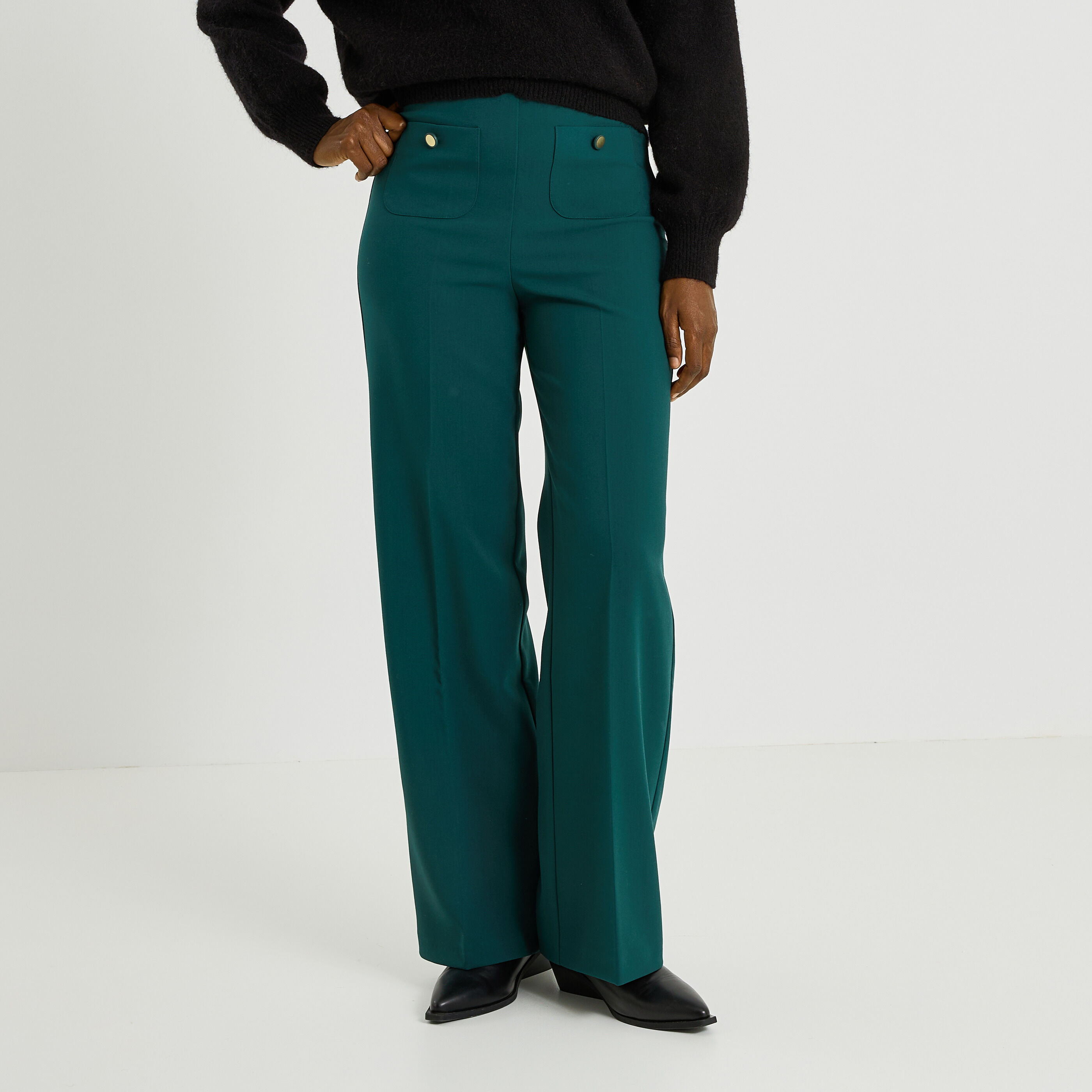 Pantalon large femme