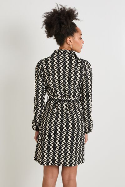 Robe col chemise femme