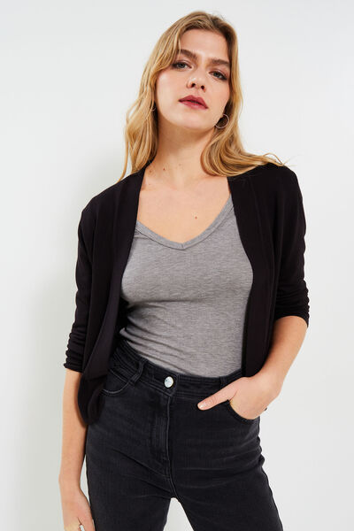 Gilet court femme