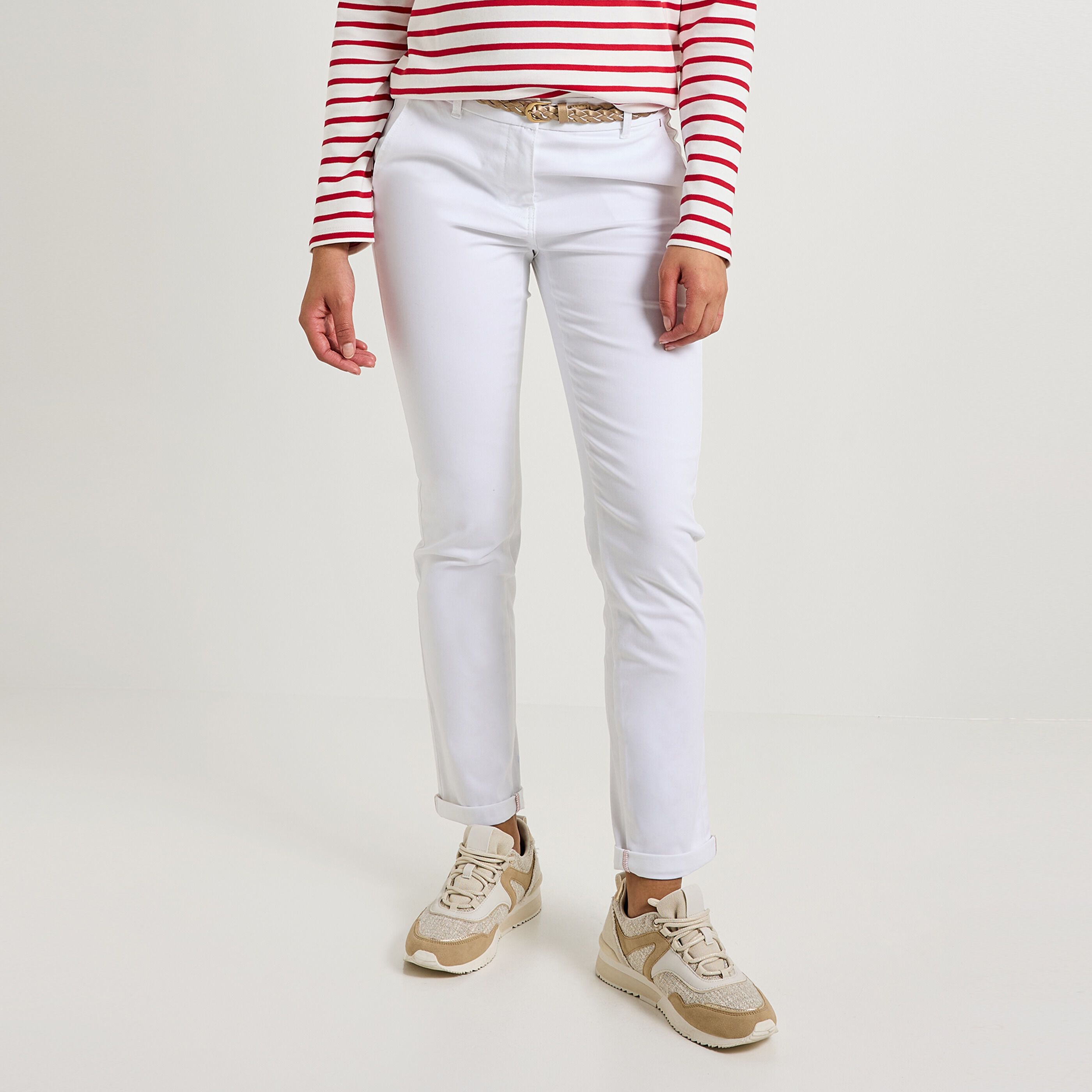 Pantalon chino femme