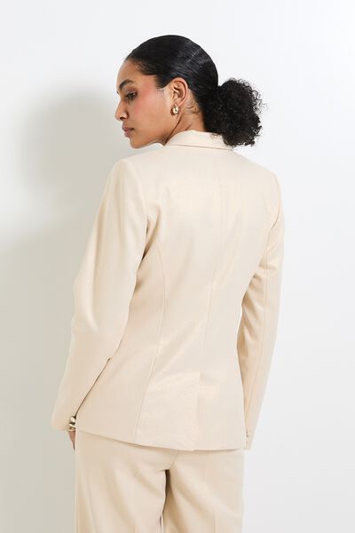 Blazer effet pailleté femme