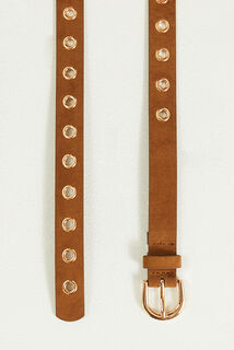 Ceinture oeillets femme