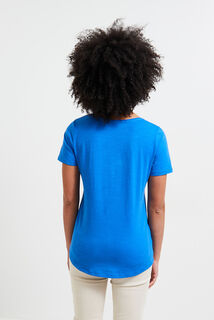 Tshirt basique col V femme
