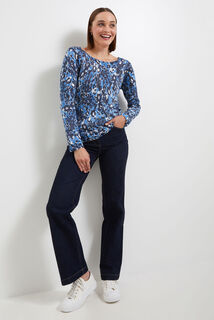 Pull imprimé 2 en 1 femme