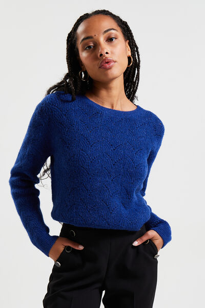 Pull maille fantaisie femme