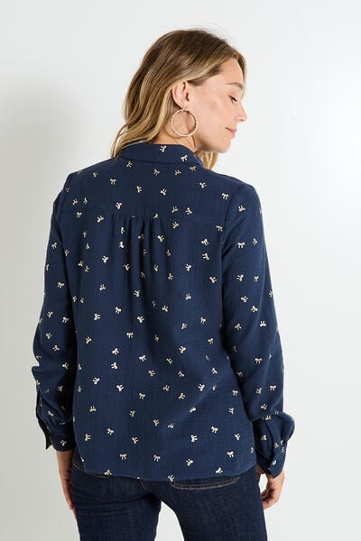 Chemise en gaze de coton femme