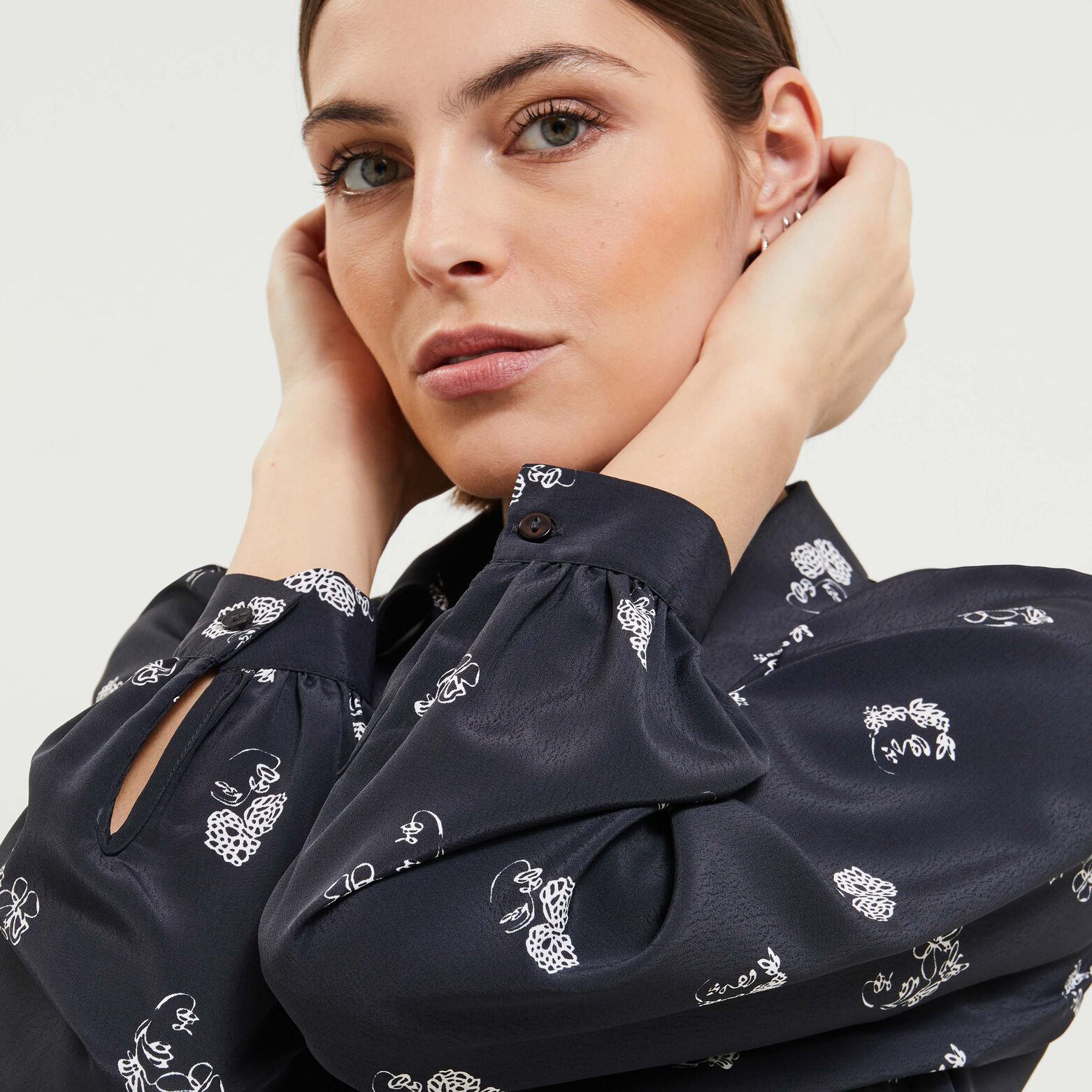 Chemise imprimée femme