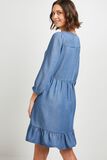 Robe volantée femme