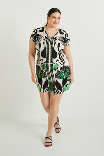 Robe imprimée femme