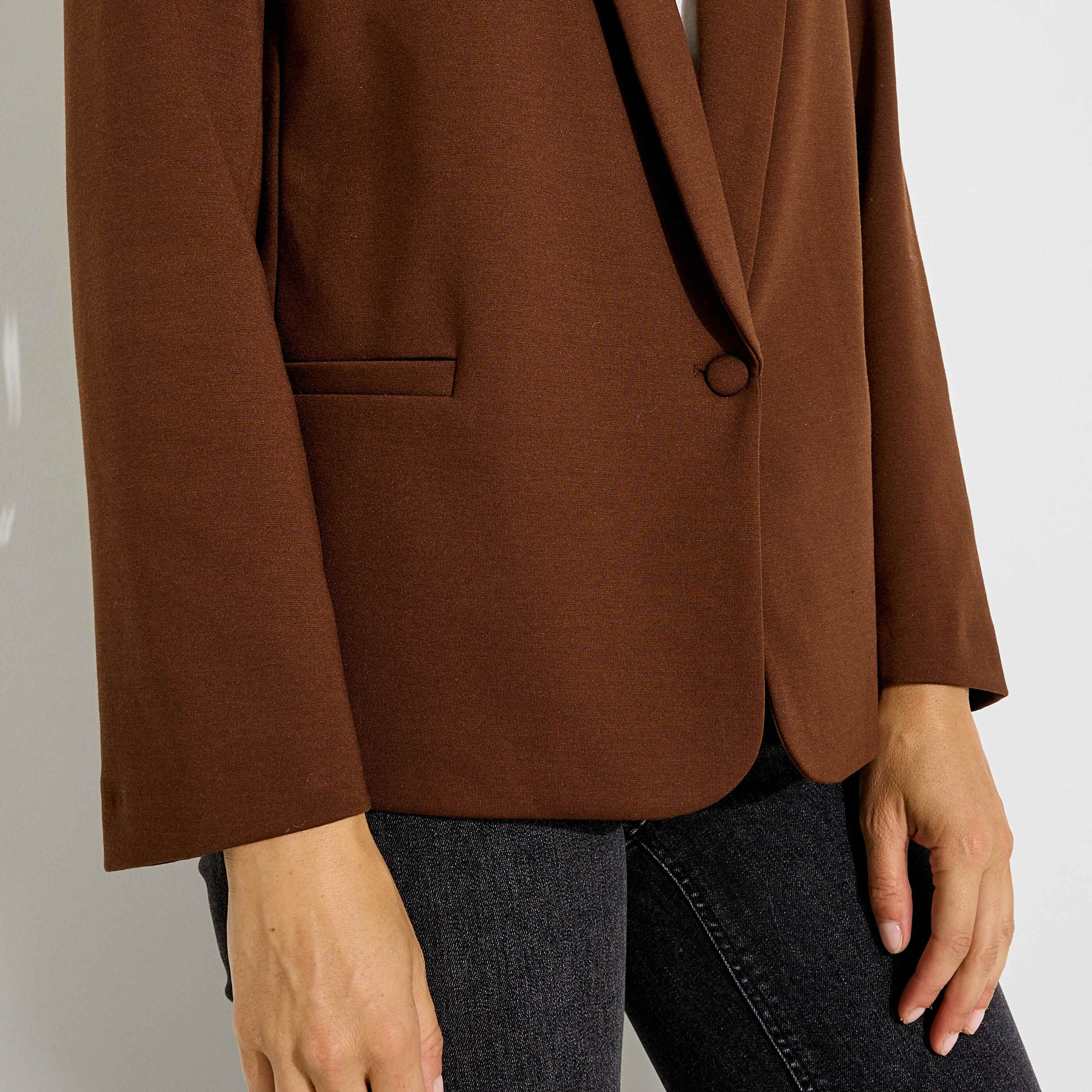 Veste blazer tailleur maille