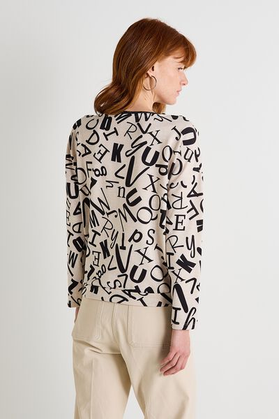 T-shirt col V femme