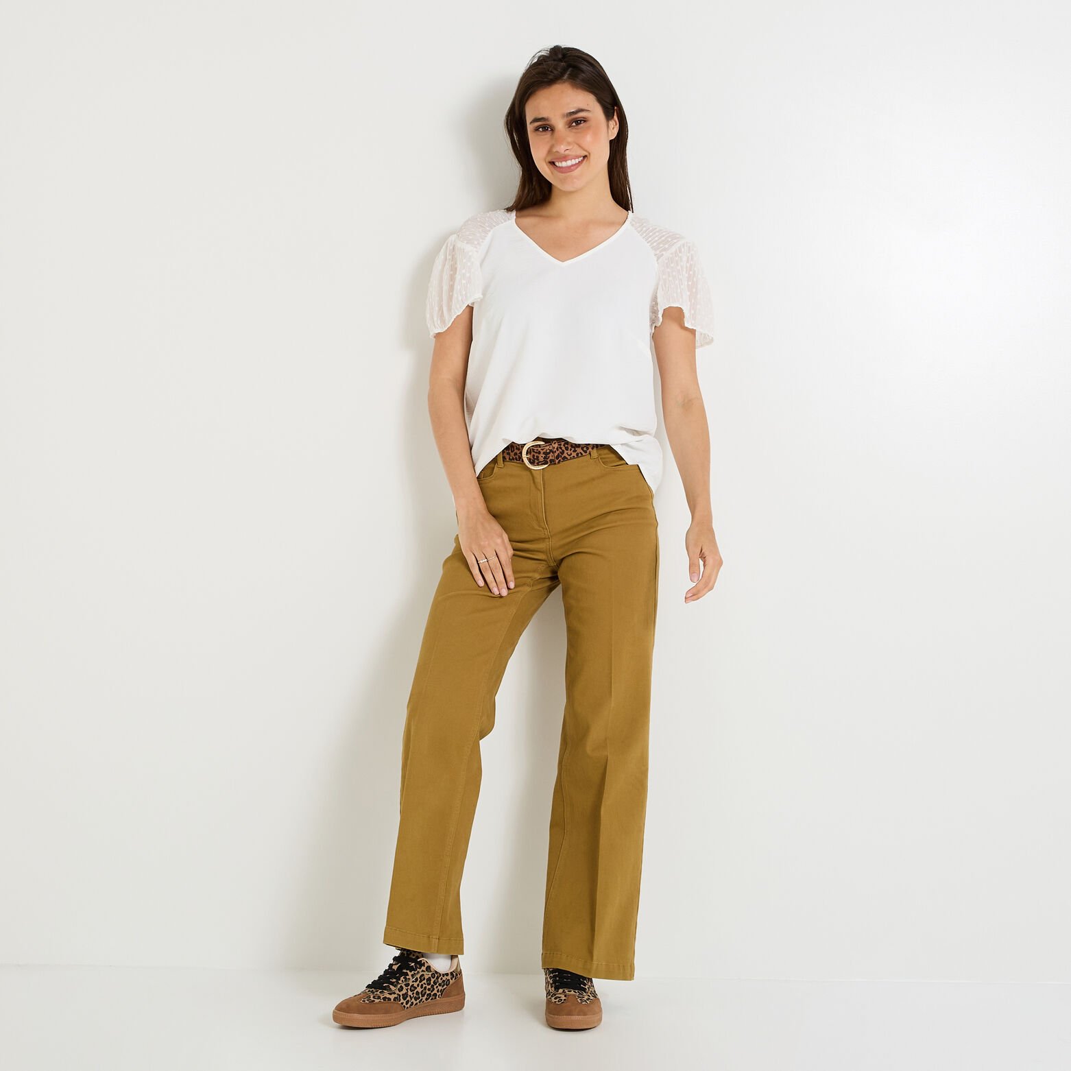 Blouse manches fantaisie femme