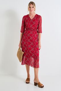 Robe manches 3/4 femme