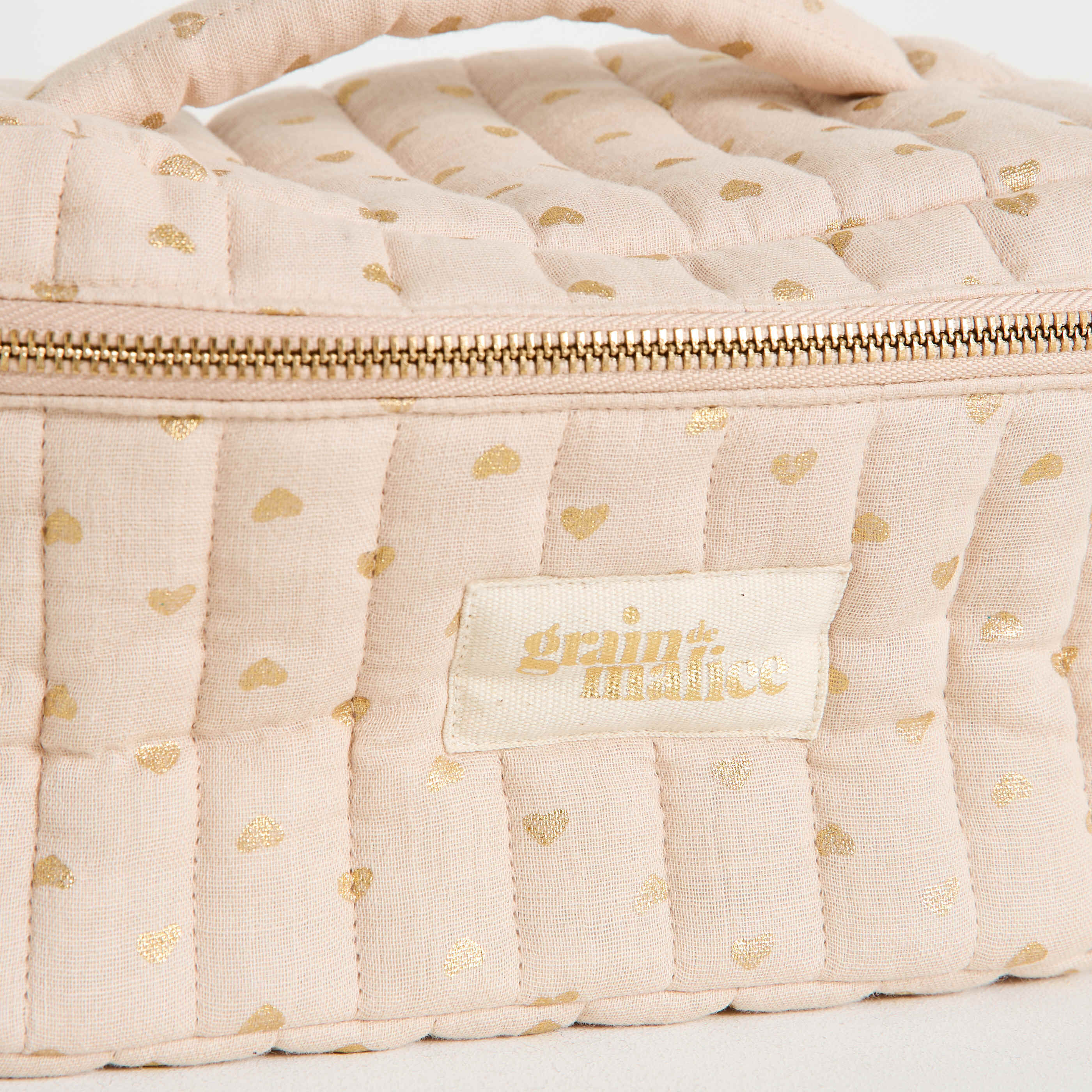 Trousse de voyage en gaze de coton femme