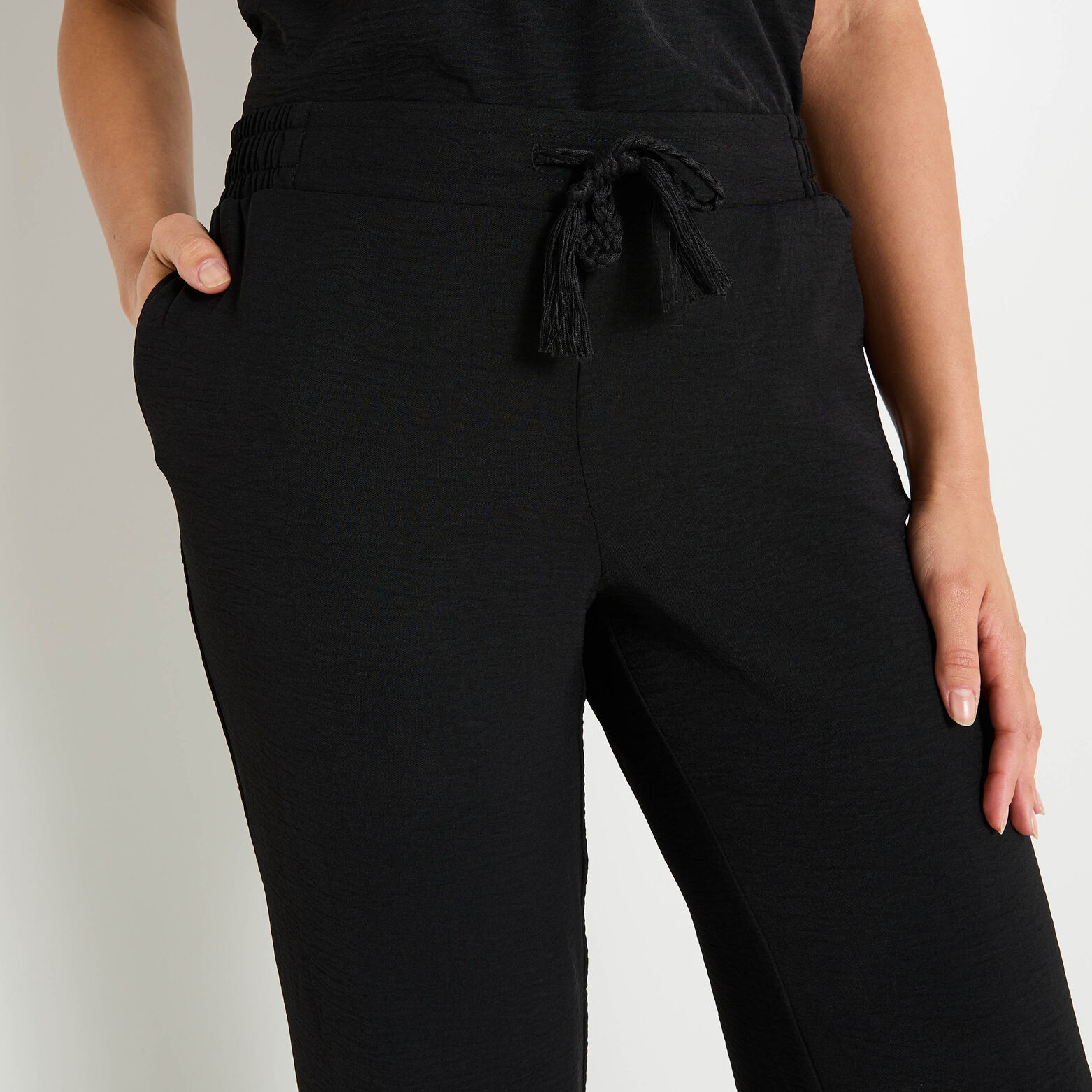 Pantalon tall large fluide femme