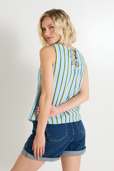 Top col rond femme
