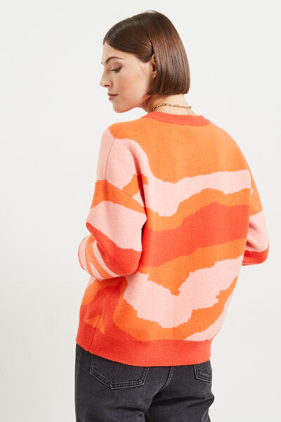 Pull multicolore femme